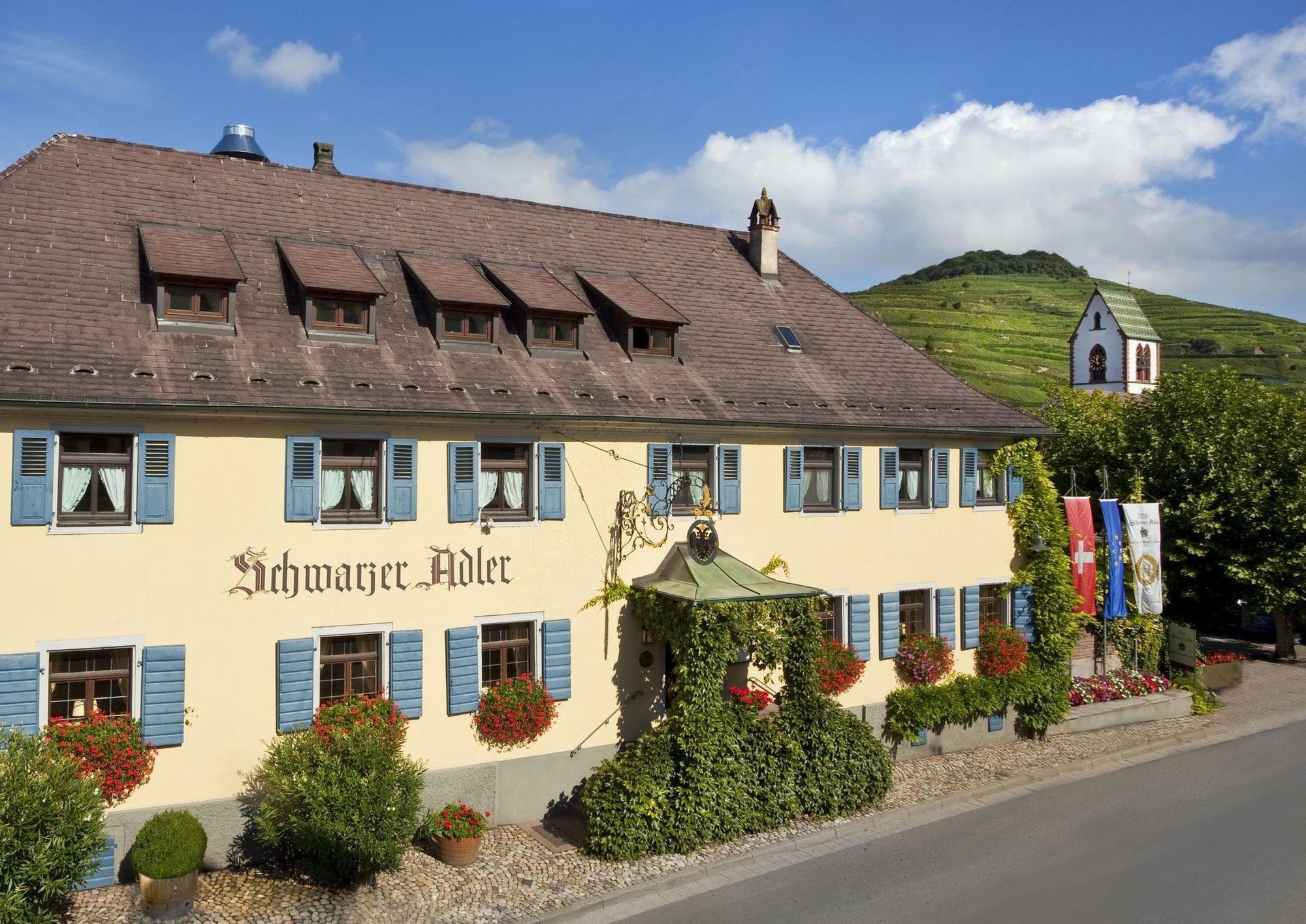 Schwarzer Adler Hotel Фогтсбург Ресторант снимка